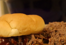 Pulled BBQ Bear Meat Sandwhich