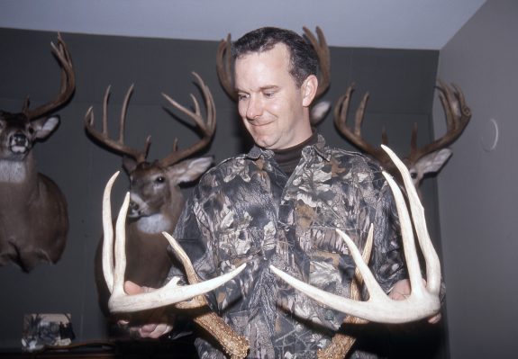 Antlers like these aren't uncommon on urban whitetails.