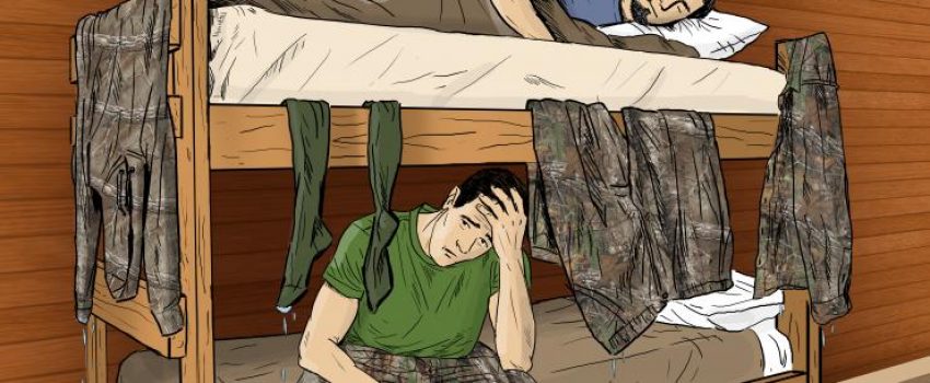 Turkey camps are a mixture of adventure and mayhem.