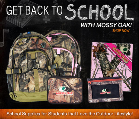 Camouflage turnes school supplies into gear.  Here's what the cool kids will be using.