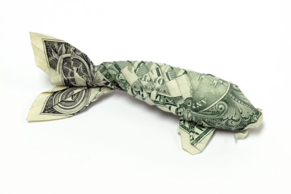 Money origami by Won Park Photo by GiantThinkers.com