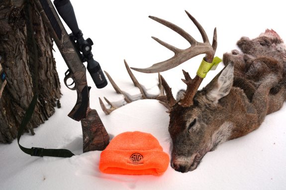 Craig Pfeifer shot this behemoth buck last week during the Dakota blizzards.