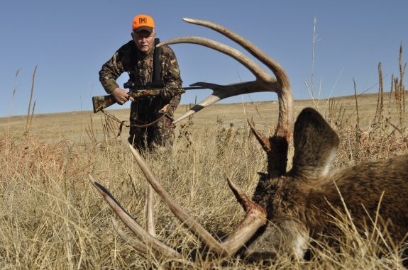 The author took this 140-class buck at 258 yards using a backpack as a rest.