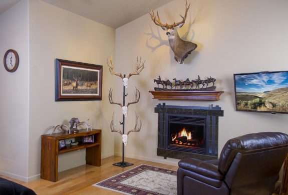 the Trophy Tree allows several racks to be attractively  displayed in a small space.