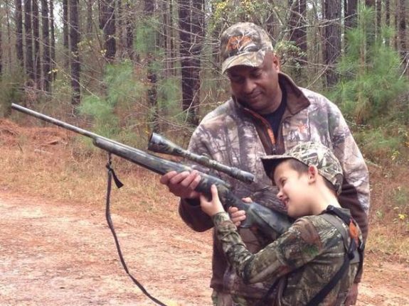 The sheriff of a County in South Carolina took a young Pennsylvania boy hunting.