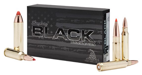 Hornady offers a full line of cartridges for black gun enthusiasts.