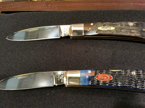W. R. Case & Sons display hundreds of knives and this year offer a dedicated line of military knives.
