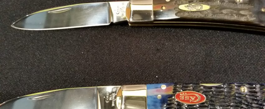 W. R. Case & Sons display hundreds of knives and this year offer a dedicated line of military knives.