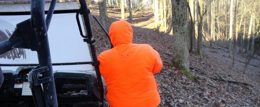 What would you do if a hunter drove an ATV near your stand?