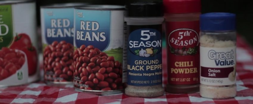 Deer Chili Ingredients, Tomatoes, Chili Spices