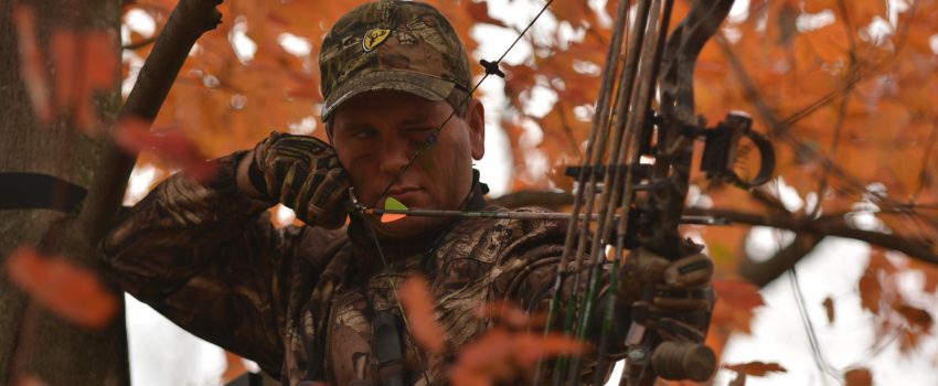 Watch this amazing shot as a buck-of-a-lifetime suddenly appears.