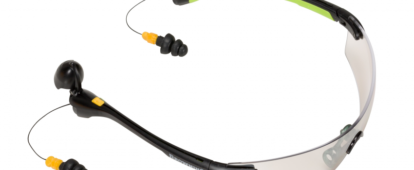 Glasses with Ear Plugs