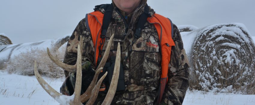 Most bucks will grow big antlers if allowed to live to maturity.  Get your neighbors in on the program for best results.