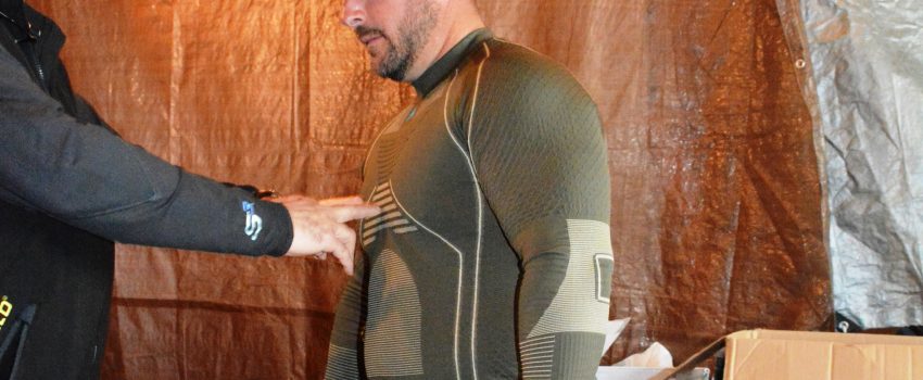 Robinson Outdoors President Scott Schultz explains how the new Pnuma baselayer works through a strategic design.