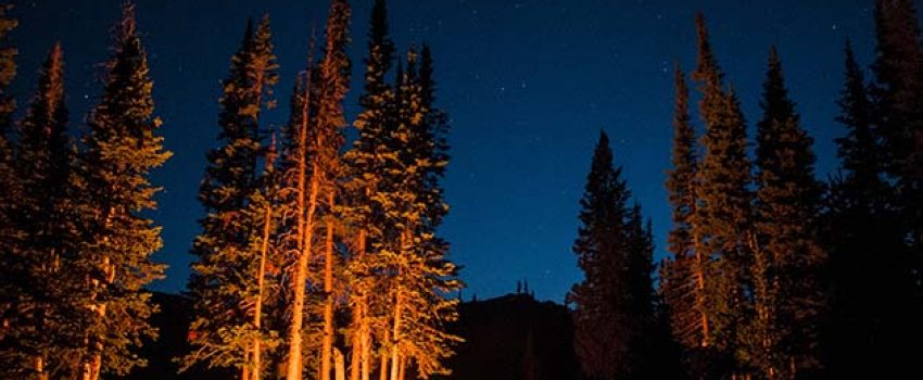 Hiking to a great camping location is always a thrill.