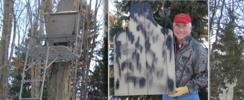 By keeping a replica of a hunter in his stand, this hunter is noticed less often.