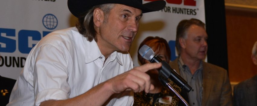 The always enthusiastic Jim Shockey helped kick off the 2015 SCI Convention in Las Vegas.